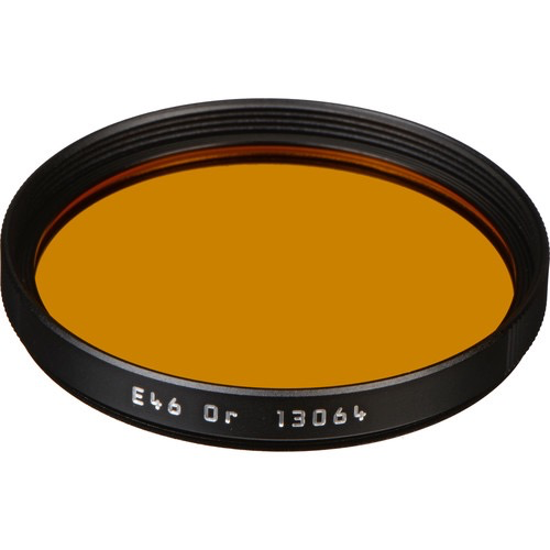 Leica E46 Orange Filter for M Lenses - Enhance Contrast & Reduce Glare | Perfect for Landscape & Black & White Photography