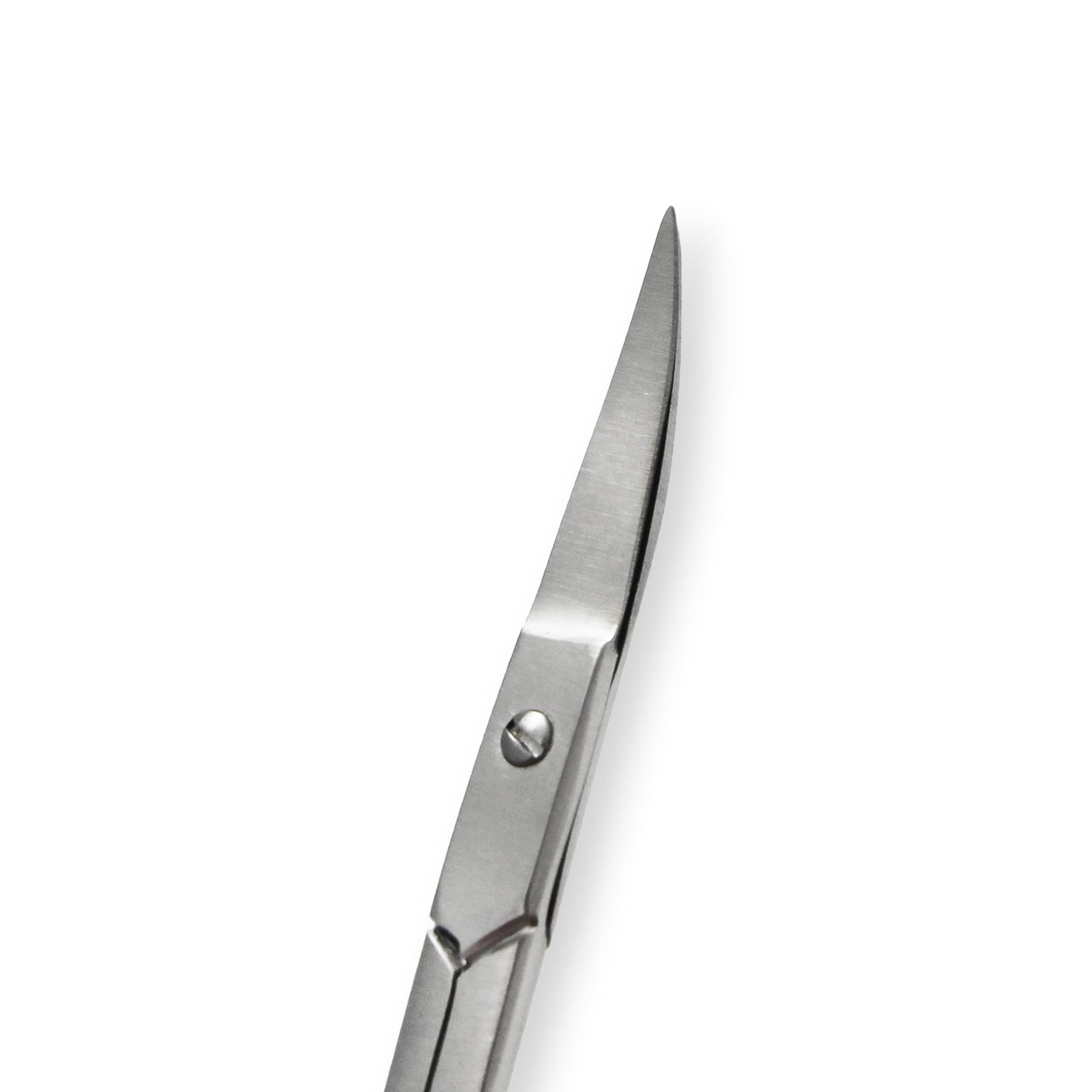 Amazon Basics Stainless Steel Nail Scissors - Professional Manicure & Pedicure Tools for Home and Travel Grooming Kit