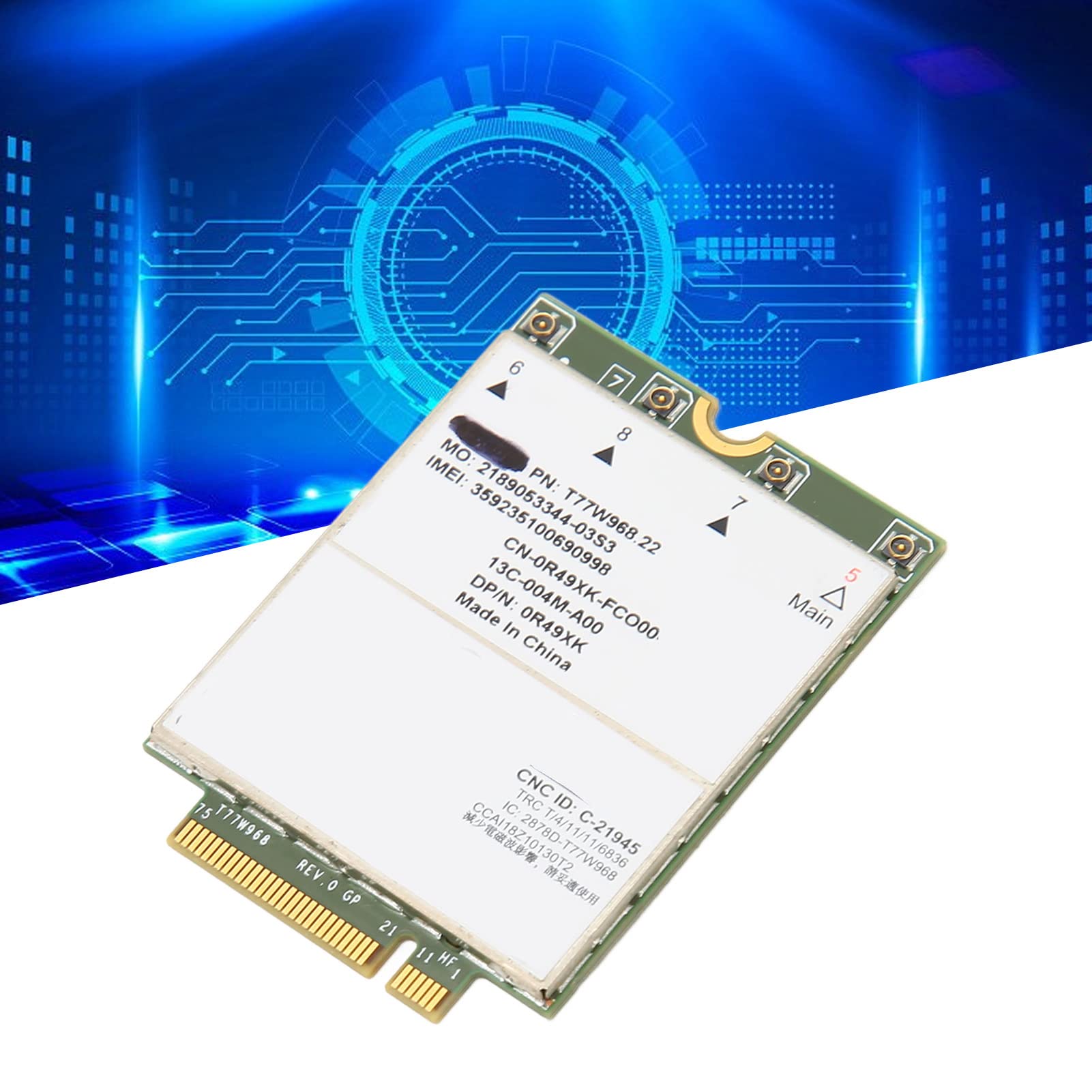 4G LTE Wireless Network Card for Dell Latitude - 1.0Gbps High-Speed M.2 Interface, Multi-Band Compatibility - Perfect for Business Travel & Remote Work Connectivity