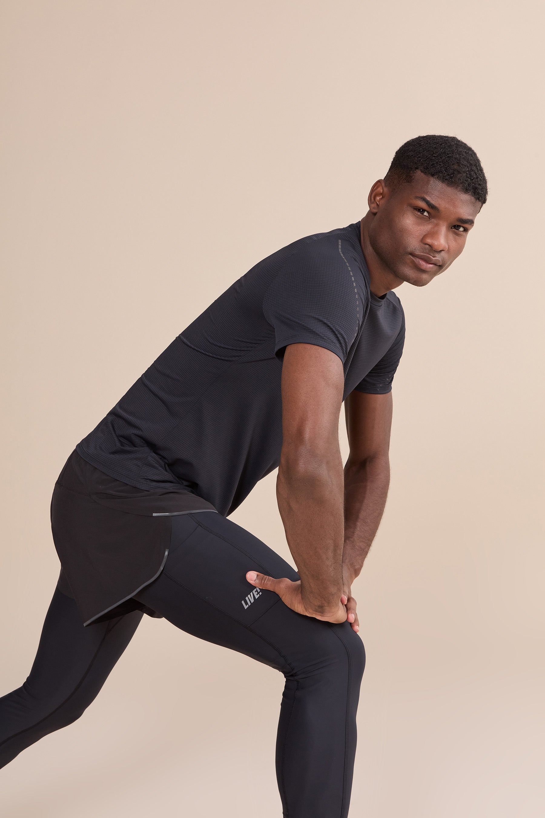 Fit Raglan Reflex Men's T-Shirt - Comfortable Athletic Tee for Gym, Running & Casual Wear | Breathable Cotton Blend
