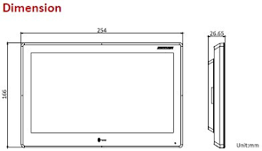 DS KH9510 WTE1(B) 10.1 Inch All-in-One Android Indoor Station - Smart Home Control Panel for Security, Intercom & Automation (Living Room, Office, Apartment)