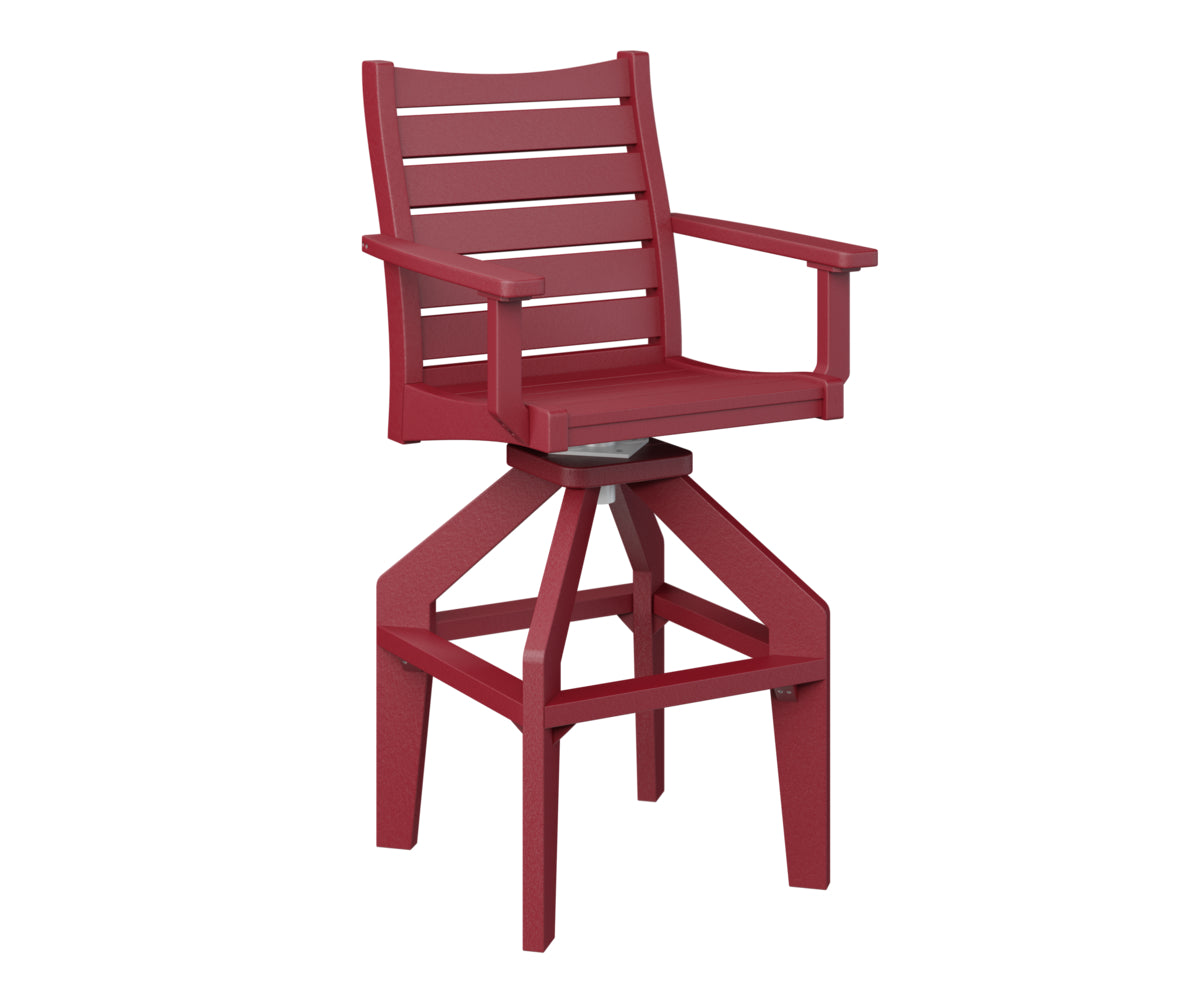 Berlin Gardens Bristol Swivel XT Chair - Heavy Duty Outdoor Patio Dining Chair with 360° Rotation, Weather-Resistant & Comfortable - Perfect for Backyard, Deck, Garden, and Poolside Relaxation