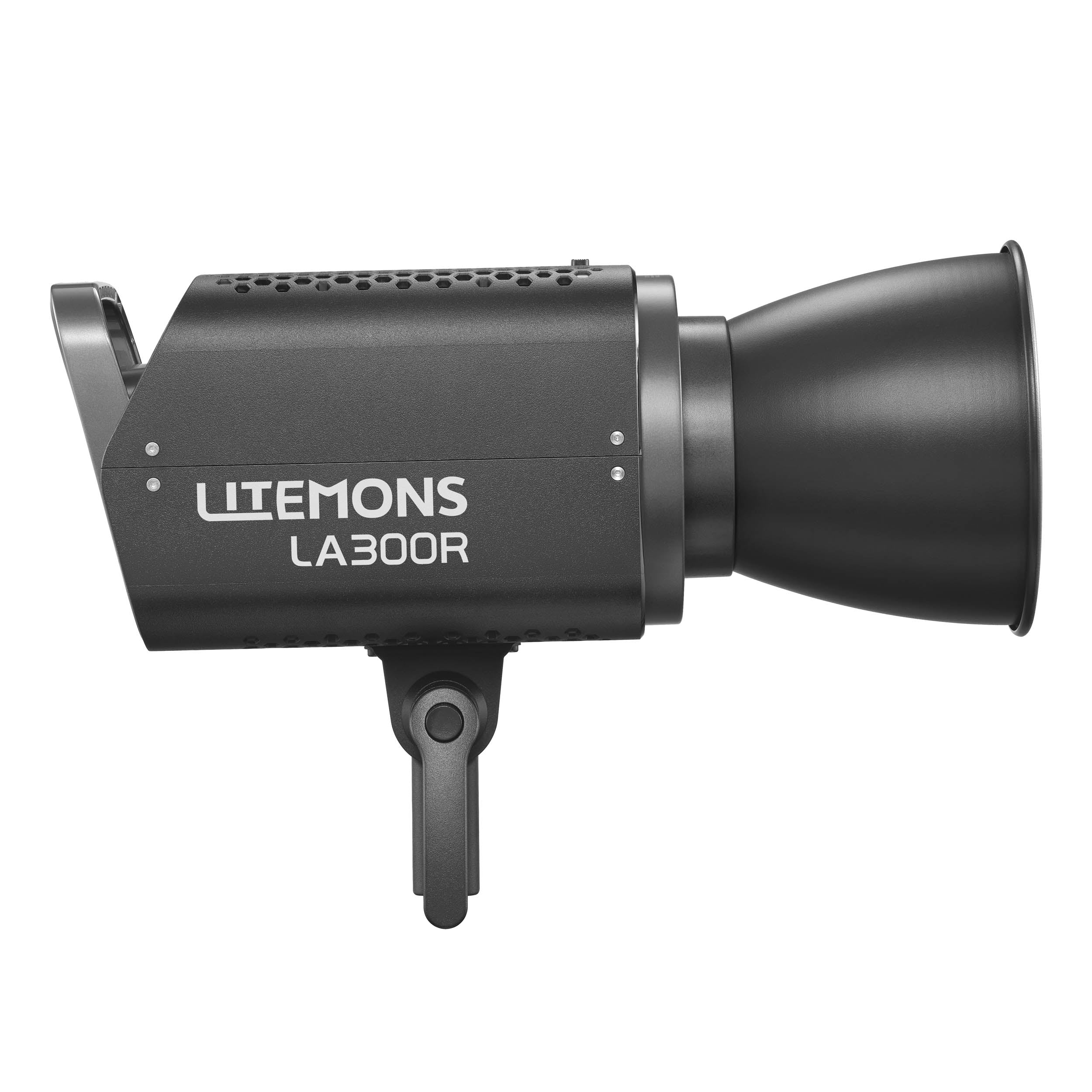LITEMONS LA300R Full Color RGB COB LED Studio Light - Professional Video Lighting for Photography, YouTube & Live Streaming (Black) - Perfect for Studio, Vlogging & Content Creation