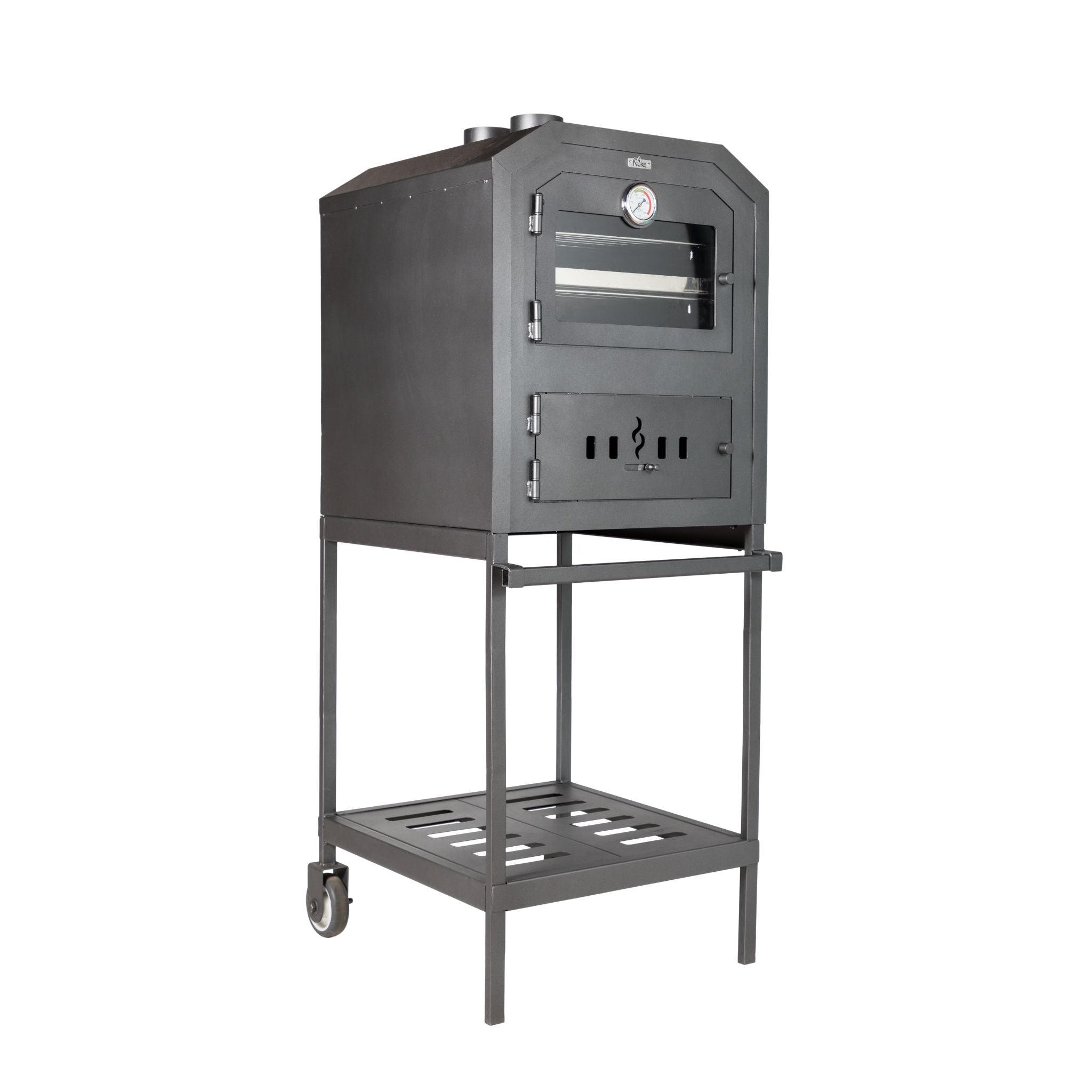 Premium Nuke Outdoor Wood Fired Pizza Oven – Portable Backyard Cooking for Pizza, Bread & Roasts – Perfect for Patio, Garden & Camping