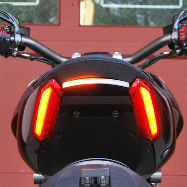Ducati XDiavel Rear Turn Signals LED Indicators for Motorcycles (2016-Present) - Perfect for Night Riding & Enhanced Safety