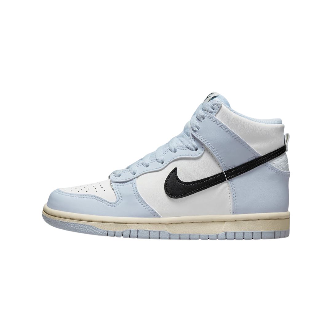 Nike Dunk High GS Aluminum White Black - Stylish Sneakers for Women & Girls - Perfect for Casual Wear, School & Street Fashion