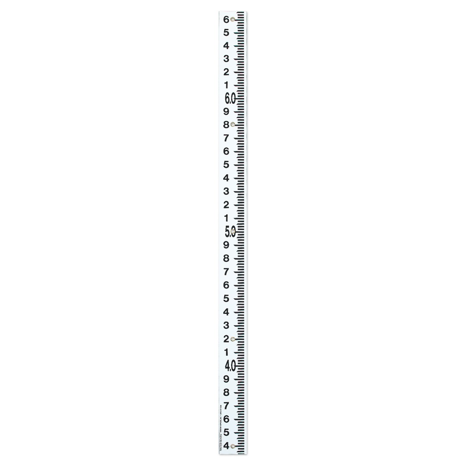 3.33-6.66' WaterMark Style C Stream Gauge - 精准水位测量，适用于河流、湖泊及灌溉系统监控
