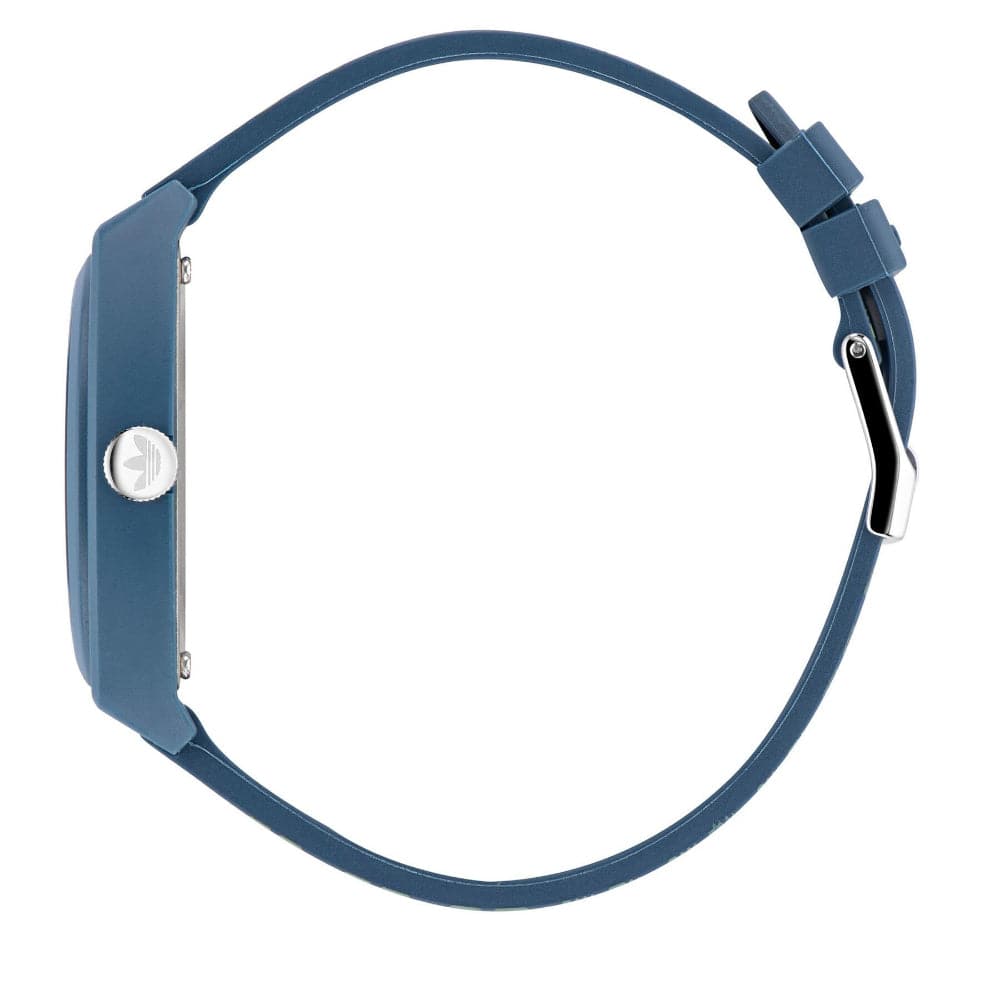 Adidas Originals Project Blue Unisex Watch with Rubber Strap AOST23053 - Stylish Casual & Sports Timepiece for Everyday Wear