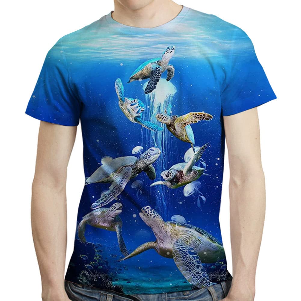 3D Printed Graphic T-Shirt for Men - Cool & Stylish Casual Tee in Sizes S-3XL - Perfect for Streetwear, Gym & Everyday Outfits