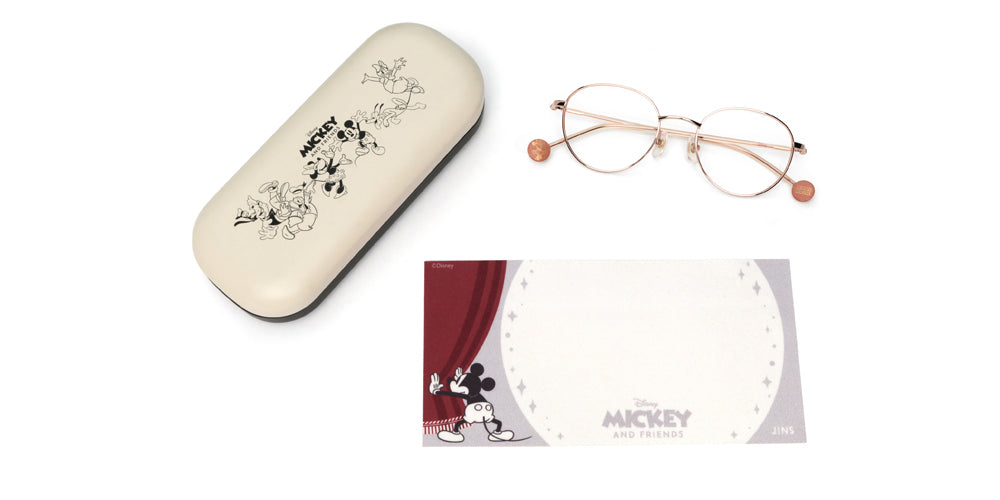 JINS x Disney Minnie Mouse Glasses - Stylish Eyewear for Women & Kids | Perfect for Disney Fans, Fashion Accessories, and Daily Wear