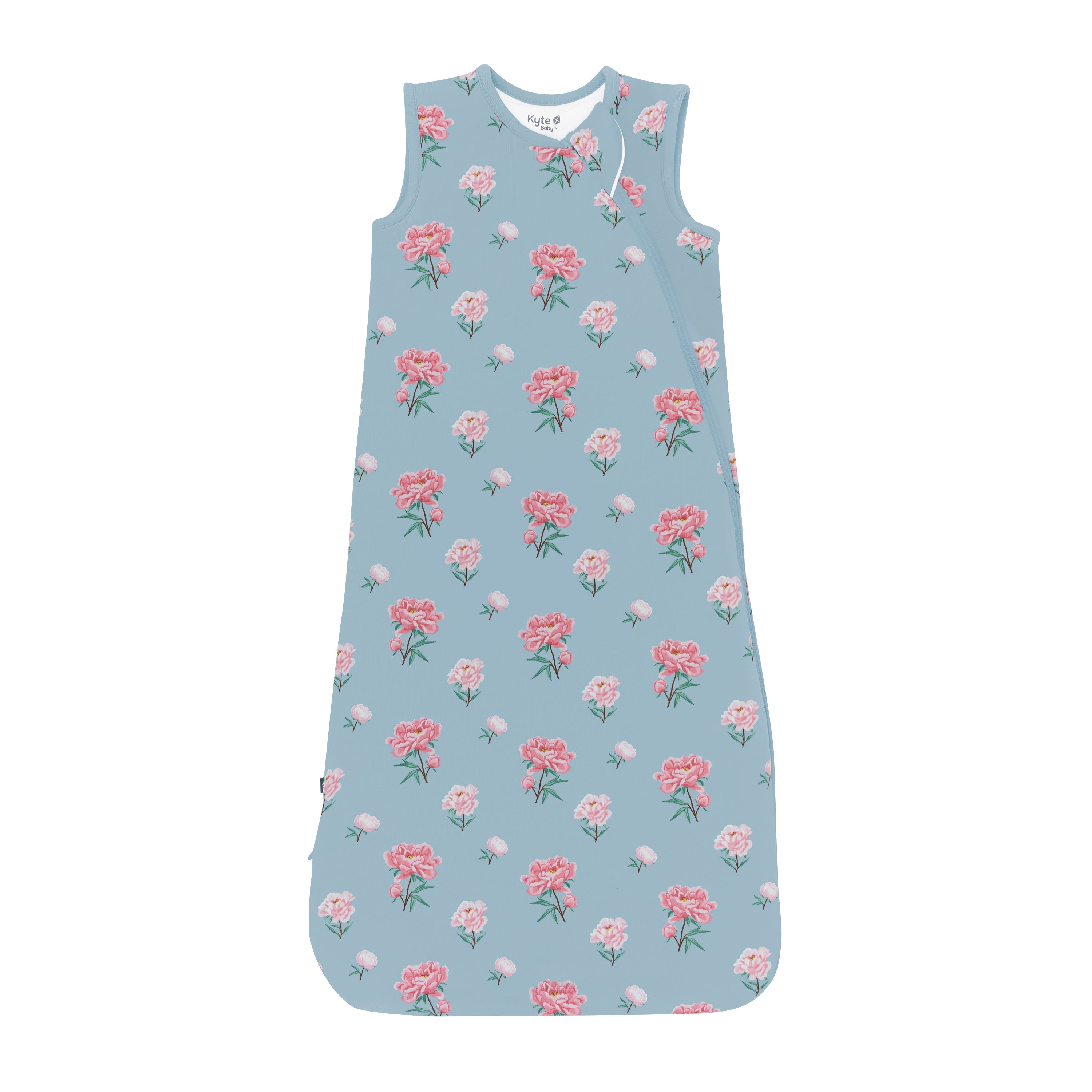 1.0 TOG Bamboo Baby Sleep Sack & Walker Bag - Soft & Breathable for Newborns to Toddlers - Perfect for Nursery, Daycare & Travel - Peony Print