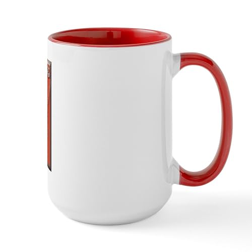 White/Red Inside - Portugal#1 Large Mug