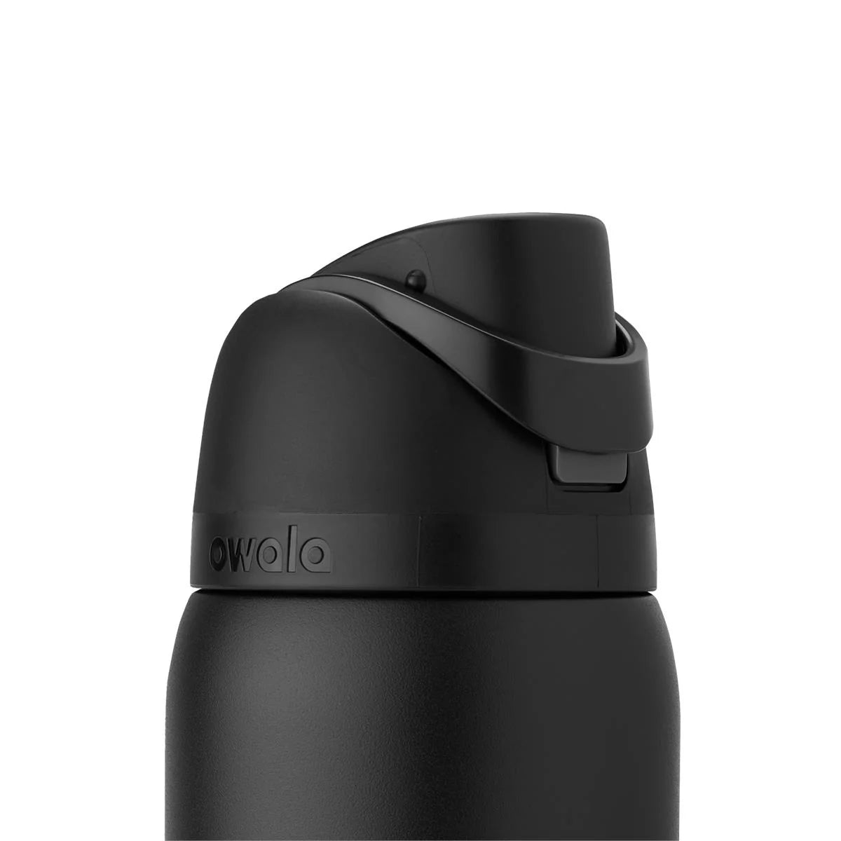 Owala FreeSip Stainless Steel Water Bottle 24oz (710ml) - Insulated, Leak-Proof, Very Very Dark Black - Perfect for Gym, Hiking & Everyday Hydration