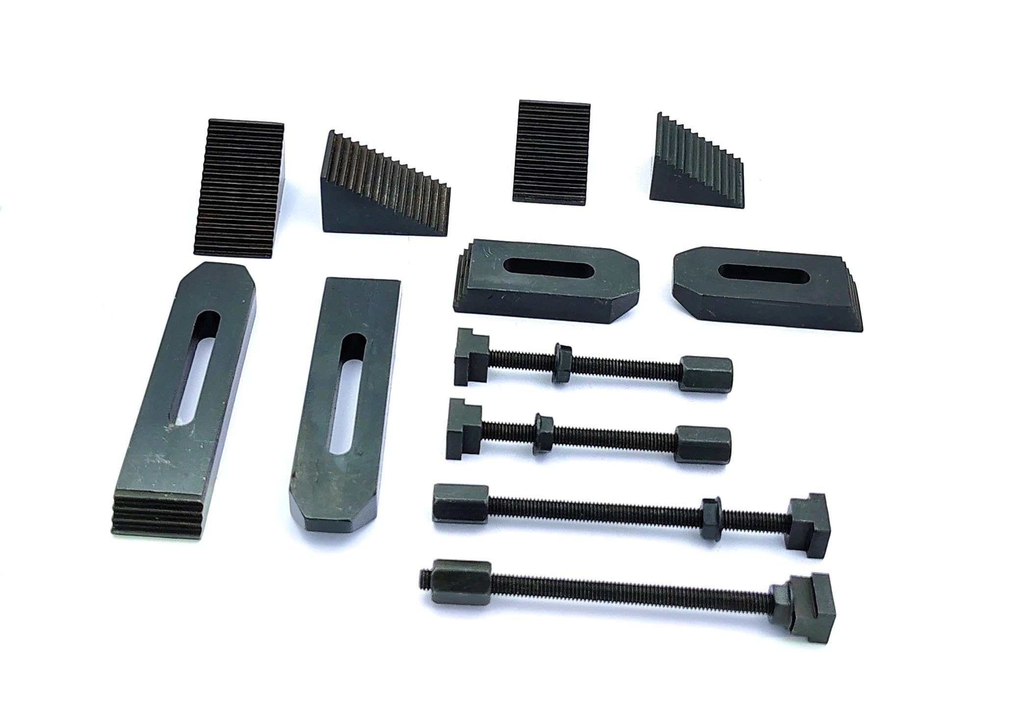 24 Pcs M6 (6mm) Clamp Kit Set for Rotary Tables, Milling Machines, Face Plates & Vertical Slides - Perfect for CNC Machining, Woodworking & Metalworking Projects