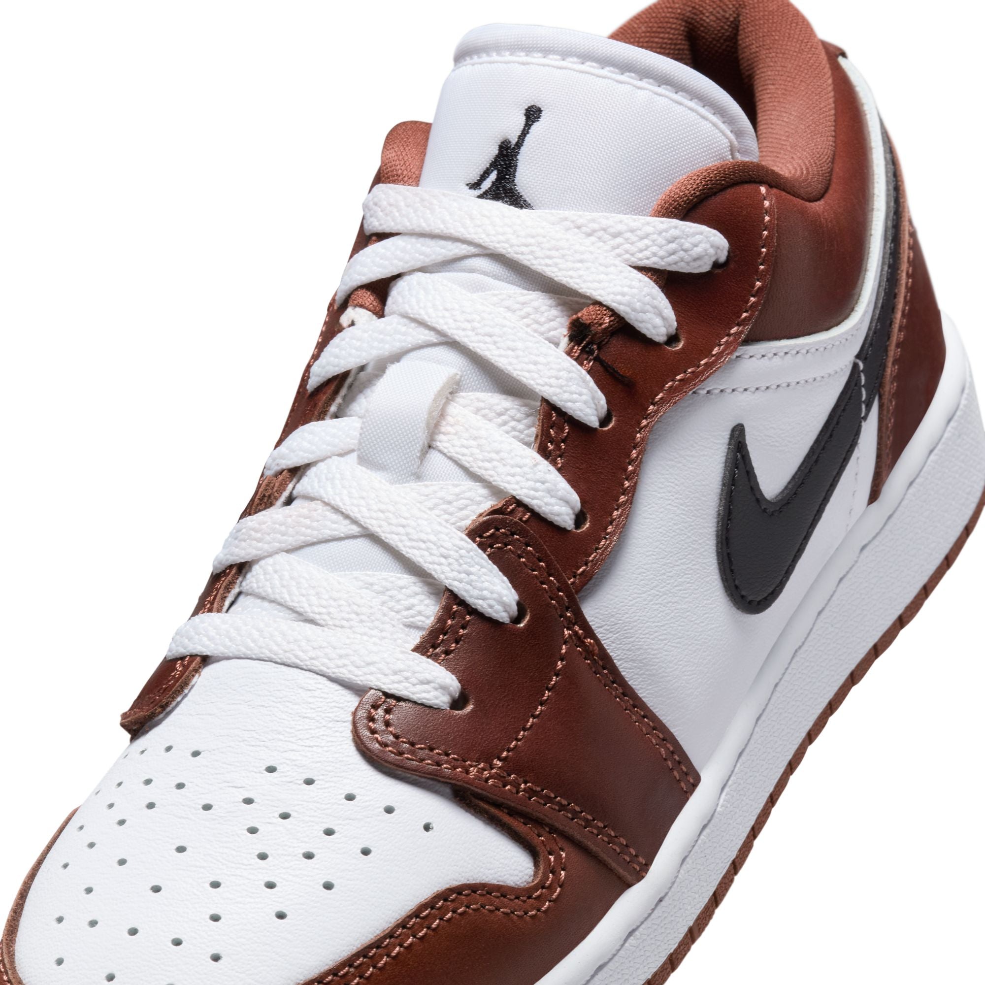 Kids Air Jordan 1 Low SE 'Dark Pony' Sneakers - Lightweight Basketball Shoes for Boys & Girls - Durable Comfort for School, Play & Sports Activities