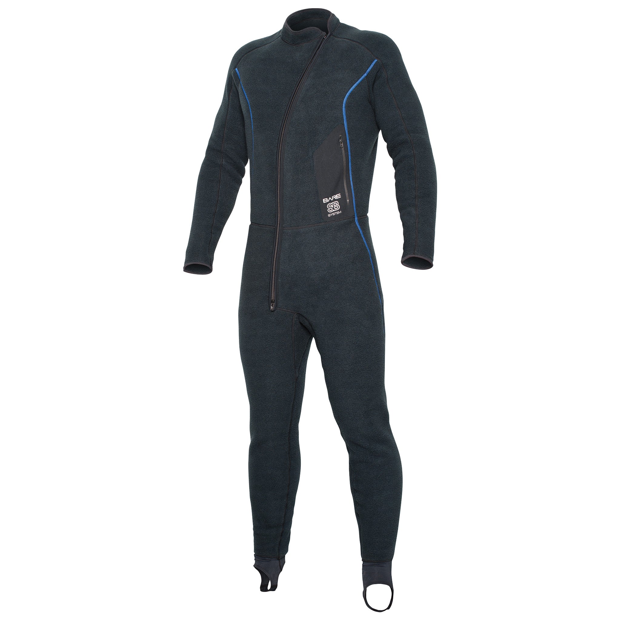 SB System Mid Layer Full Zip Fleece Jacket for Men - Lightweight & Warm Outdoor Hiking, Camping & Winter Sports