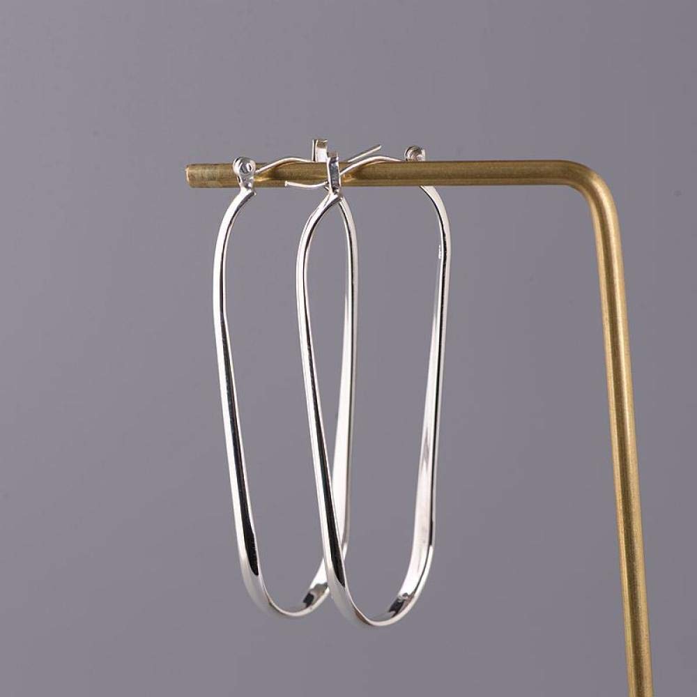 ESCYQ S925 Sterling Silver Wavy Drop Earrings for Women - Elegant Minimalist Dangle Earrings, Hypoallergenic Jewelry for Birthday Gifts, Party, Wedding & Everyday Wear