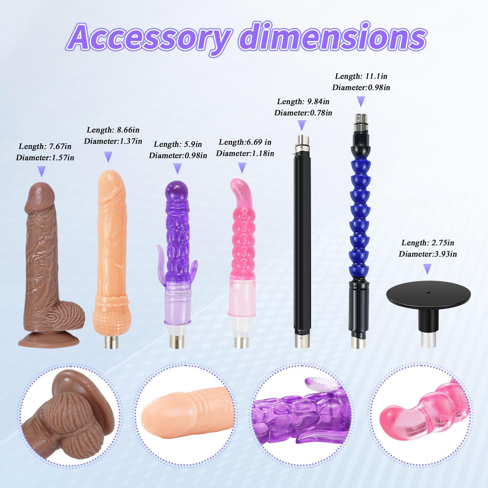 ANNGEOK Automatic Thrusting Sex Machine for Women & Men - Remote Control Dildo Machine with 3 XL Attachments & Suction Cup | Adult Sex Toy for Couples, Solo Play, BDSM & Home Use