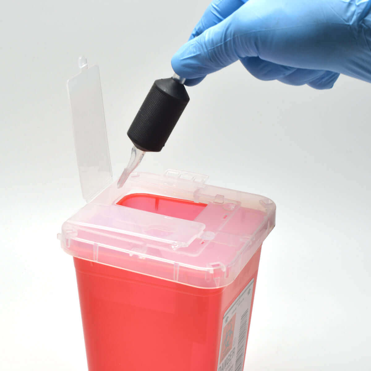 Bemis 1QT Sharps Container - Safe & Secure Medical Waste Disposal for Needles, Syringes & Lancets | Ideal for Home, Clinic & Hospital Use