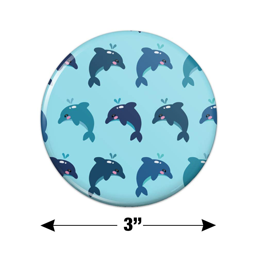 Adorable Kawaii Dolphin Design Refrigerator Magnets - Fun Kitchen Decor for Fridge, Lockers & Office - Perfect for Organizing Notes, Photos & Reminders