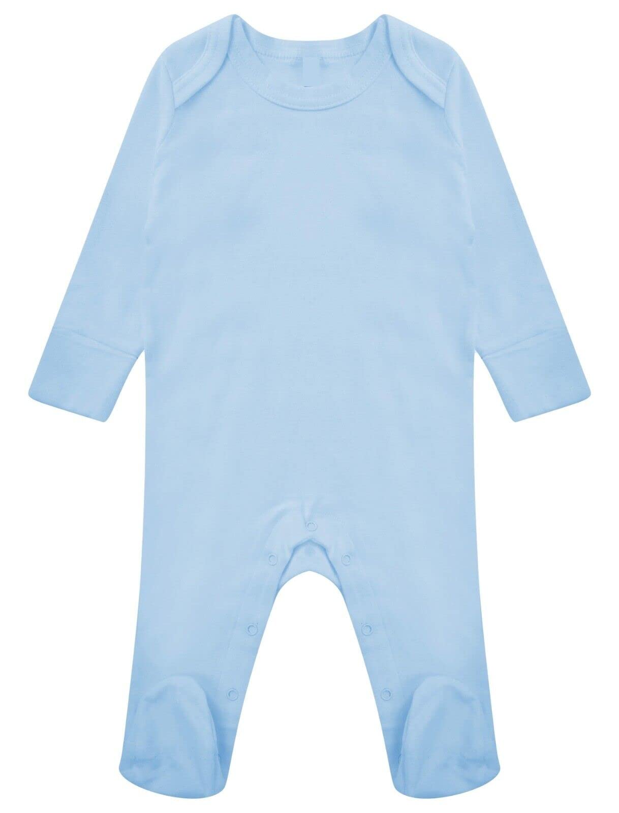 Plain Romper Suit for Babies - Long Sleeve Baby Grow Gown & Sleep Vest | Comfortable Outfit for Playtime, Naptime & Daily Wear