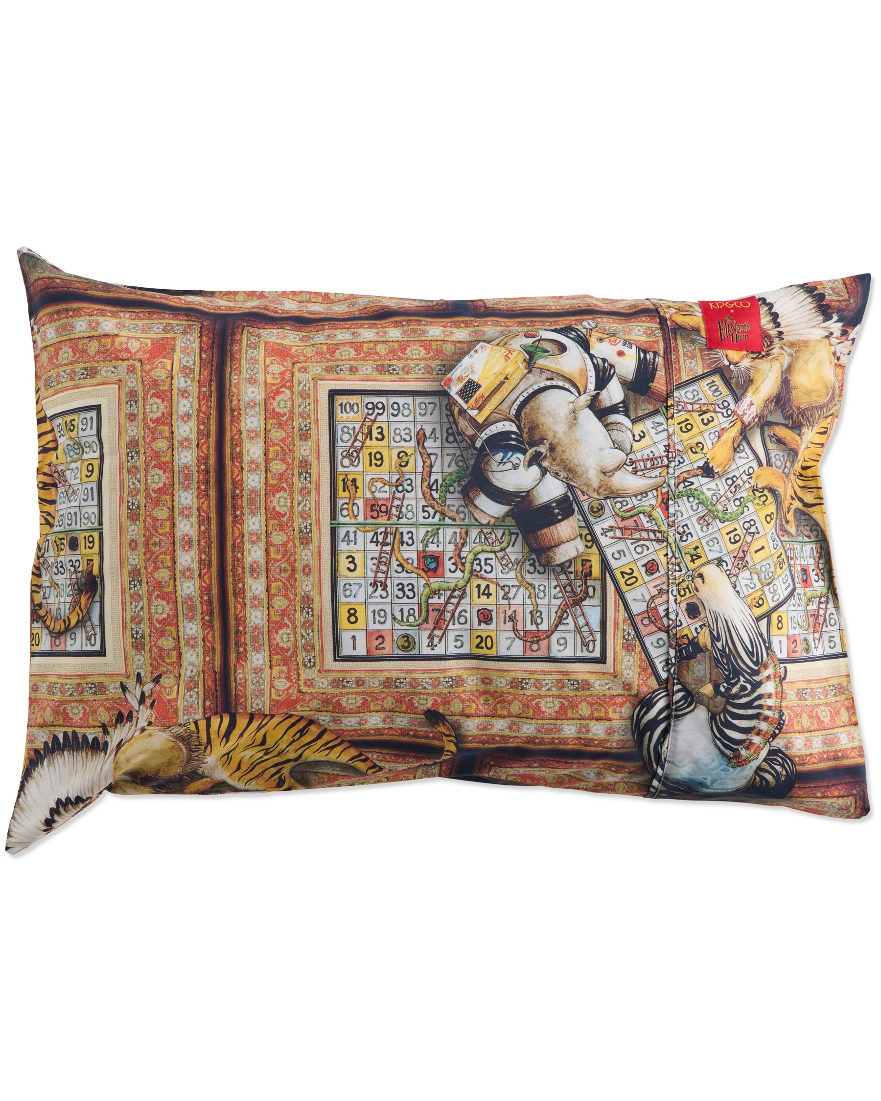 Kip&Co x Eleventh Hour Game On Organic Cotton Pillowcase Set - Soft & Breathable Bedding for Kids & Adults - Perfect for Home Decor, Gift Giving & Cozy Bedroom Styling