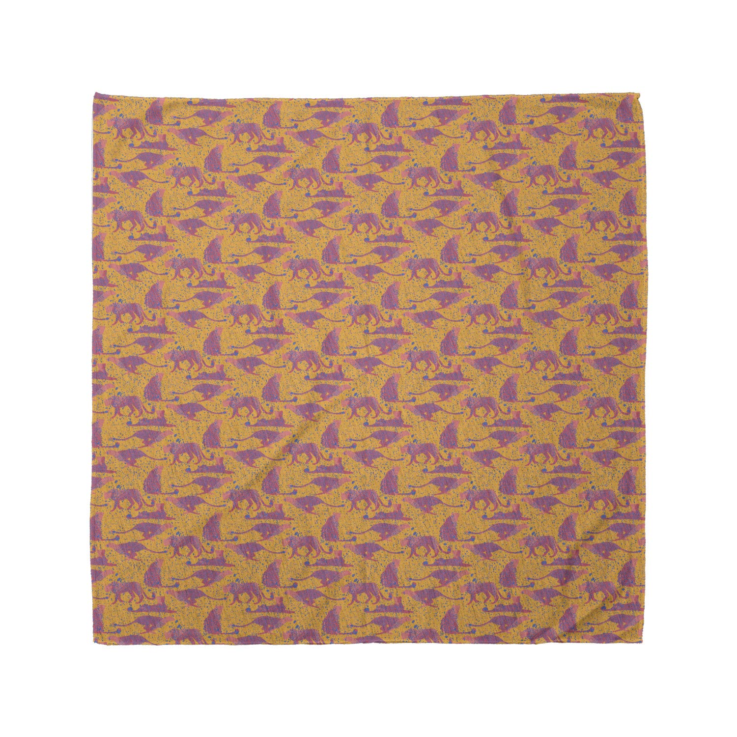 Ambesonne Leopard Print Bandana - Modern Exotic Wild Animal Design Unisex Head Scarf & Neck Tie for Men Women - Perfect for Outdoor Activities, Music Festivals & Fashion Accessories