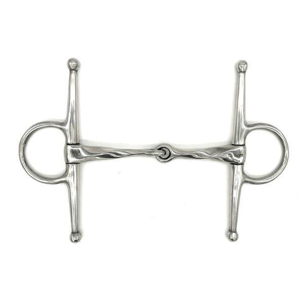 Jake Adams Slow Twist Single Joint Full Cheek Bit - Comfortable Horse Training Bit for Dressage & Jumping - Perfect for English Riding and Show Horses