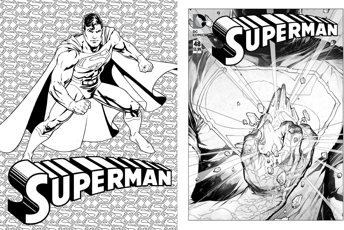 DC Comics Coloring Book for Adults & Kids - Superhero & Villain Art Therapy for Stress Relief & Creativity | Perfect for Gifts, Parties & Relaxation
