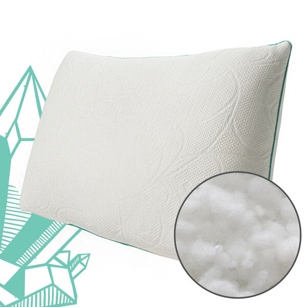 Cooling Memory Foam Pillow with Tencel Cover - Hybrid Innerspring Support for Hot Sleepers - Perfect for Side Sleepers & Night Sweat Relief