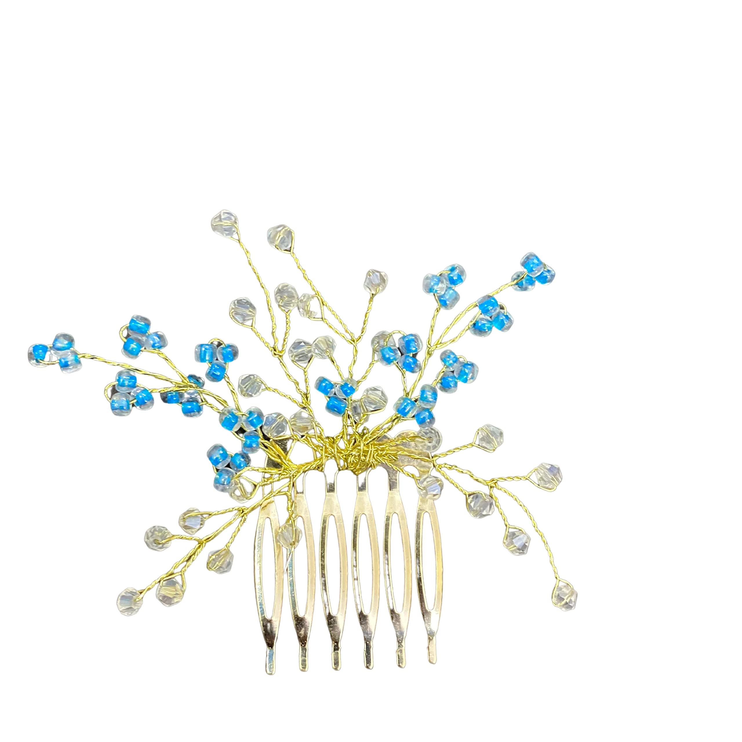 Elegant Golden Bridal Hair Accessories for Wedding - Perfect for Brides, Bridesmaids, and Special Occasions