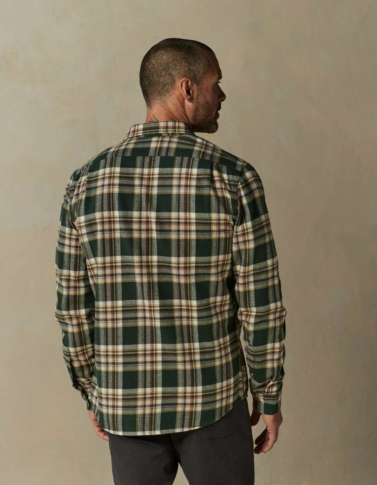 Louis Heavyweight Flannel Overshirt for Men - Warm Plaid Shacket Jacket for Fall & Winter - Casual Layering, Outdoor Activities, and Workwear