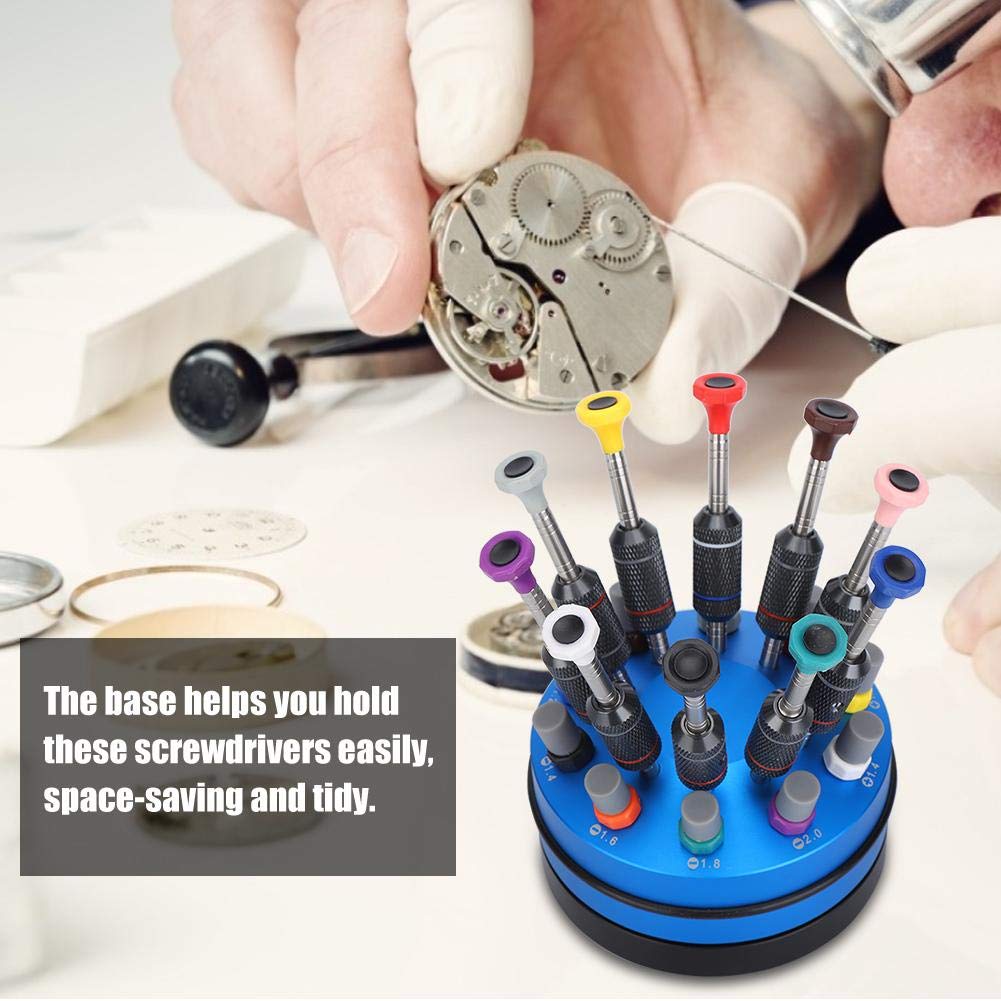 Professional 10-Piece Precision Screwdriver Set with High Torque - Electronics Repair Tool Kit for Computer Circuit Boards & Smartphones - Includes Rotating Stand for Easy Access (Ideal for DIY Repairs, Laptop Maintenance & Small Electronics Fixes)