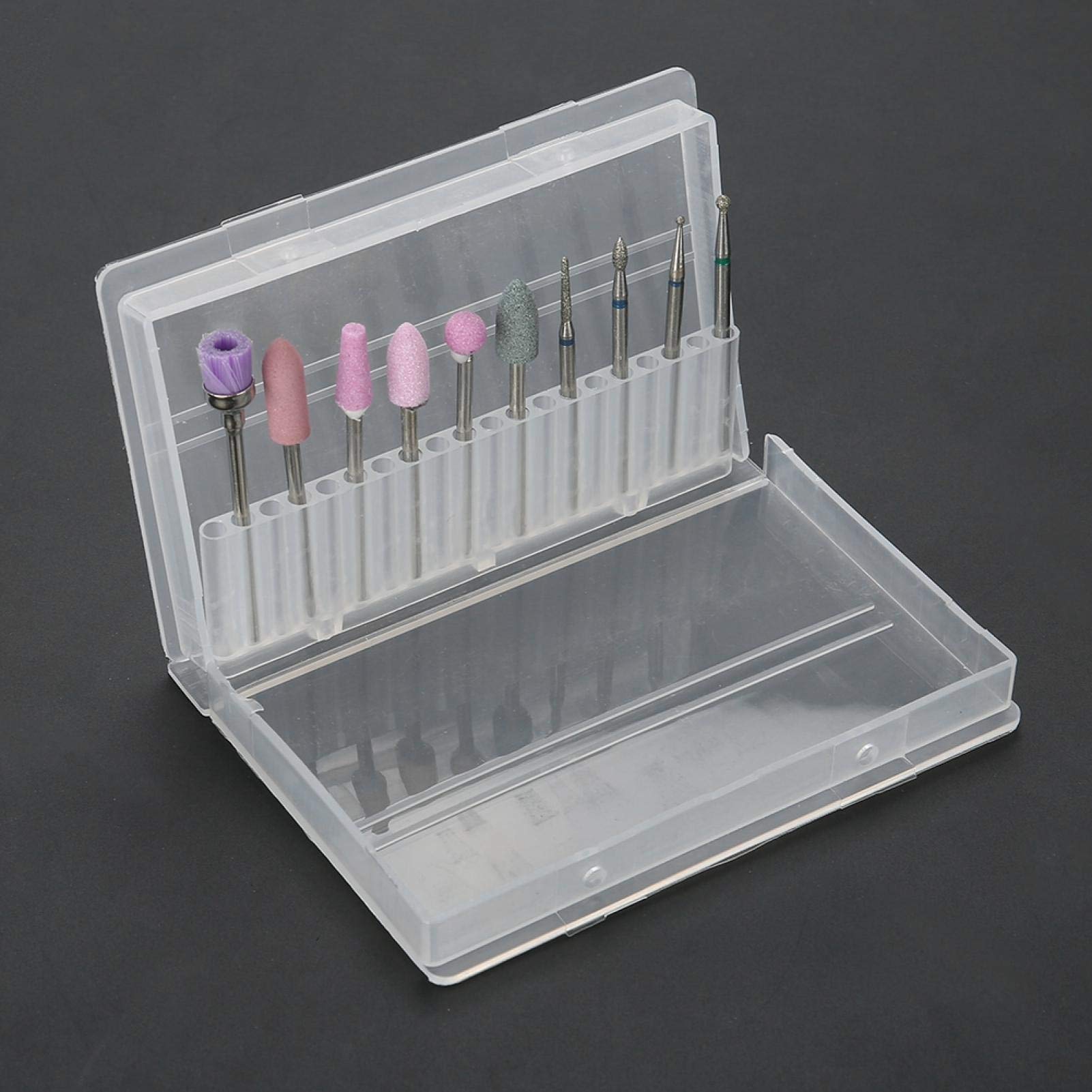 Premium Tungsten Steel Nail Drill Bits Set - Alloy Steel Manicure Grinding Heads for Professional & Home Use | Durable Salon Tools for Nail Art, Pedicure & DIY Beauty Care (C-Suit)