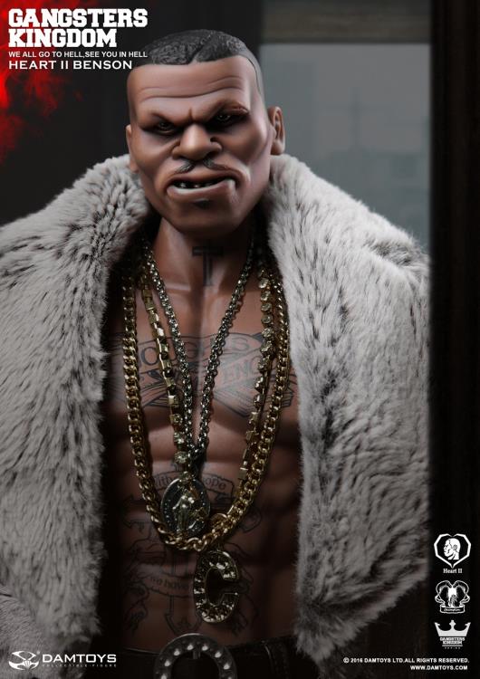 1/6 Scale Damtoys Gangsters Kingdom Heart 2 Benson GK013 Action Figure - Perfect for Collectors & Display in Home/Office
