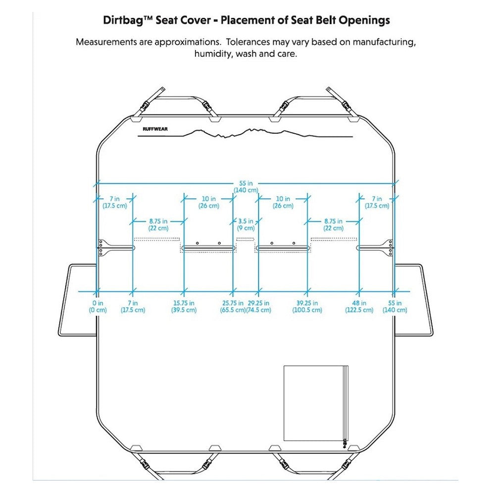 Dirtbag Dog Seat Cover for Cars - Waterproof & Nonslip Pet Car Seat Protector - Perfect for Travel, Hiking, and Outdoor Adventures