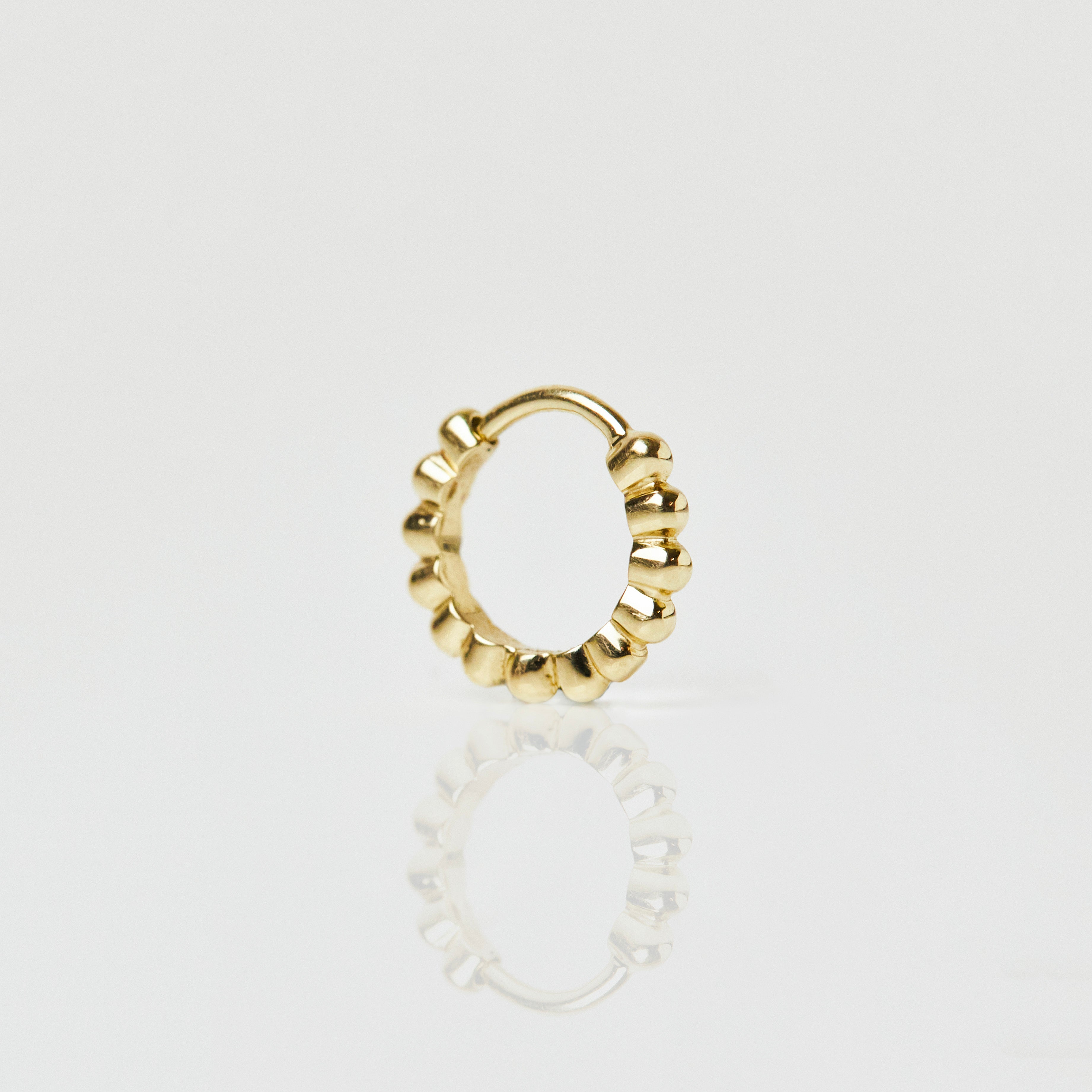 Stylish Bobble Detail Hoop Earrings for Women - Trendy Fashion Jewelry for Parties, Weddings & Everyday Wear