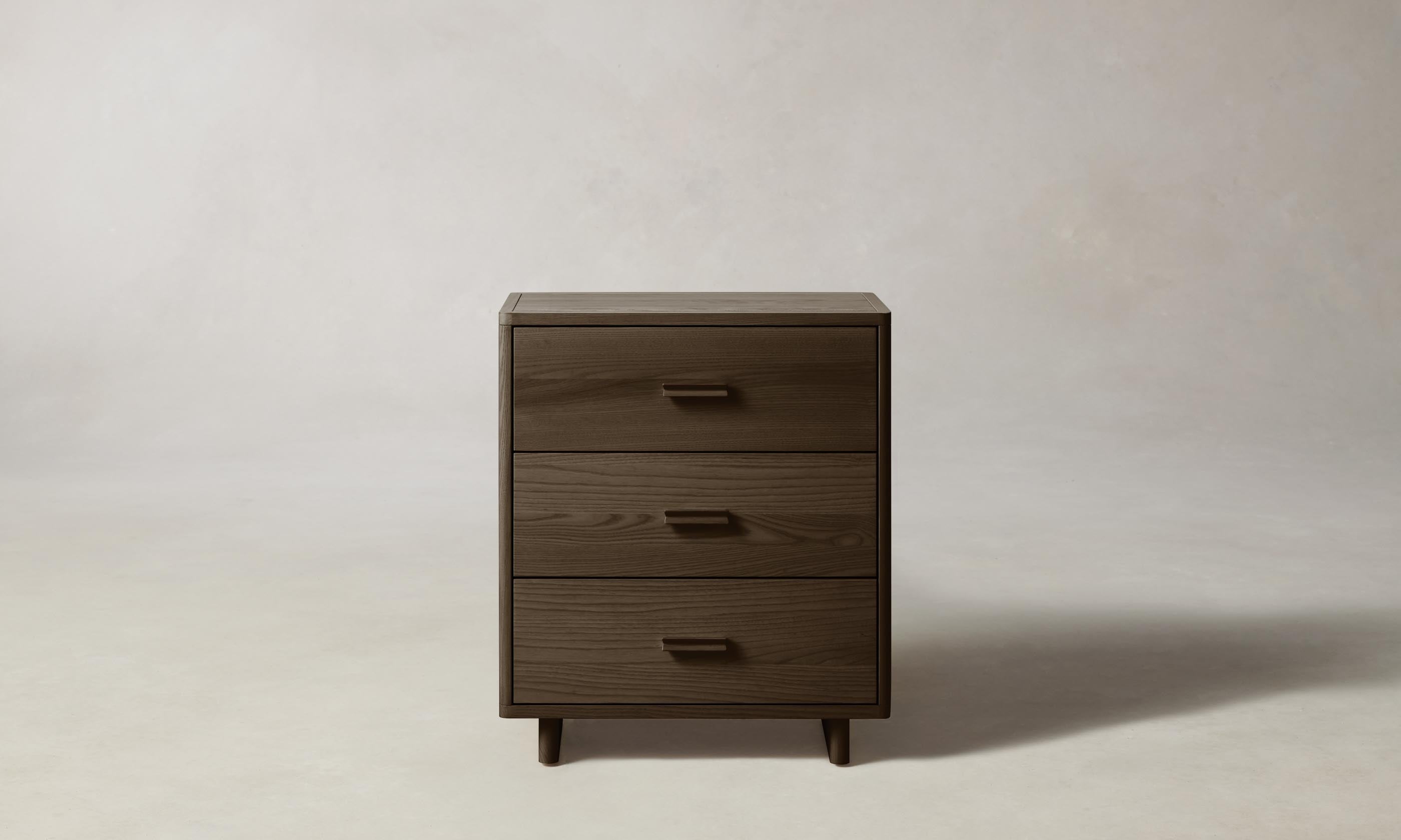 Clinton 3-Drawer Wooden Dresser for Bedroom - Stylish Storage Furniture with Smooth Gliding Drawers for Clothes & Accessories | Perfect for Master Bedroom, Guest Room or Dorm Organization