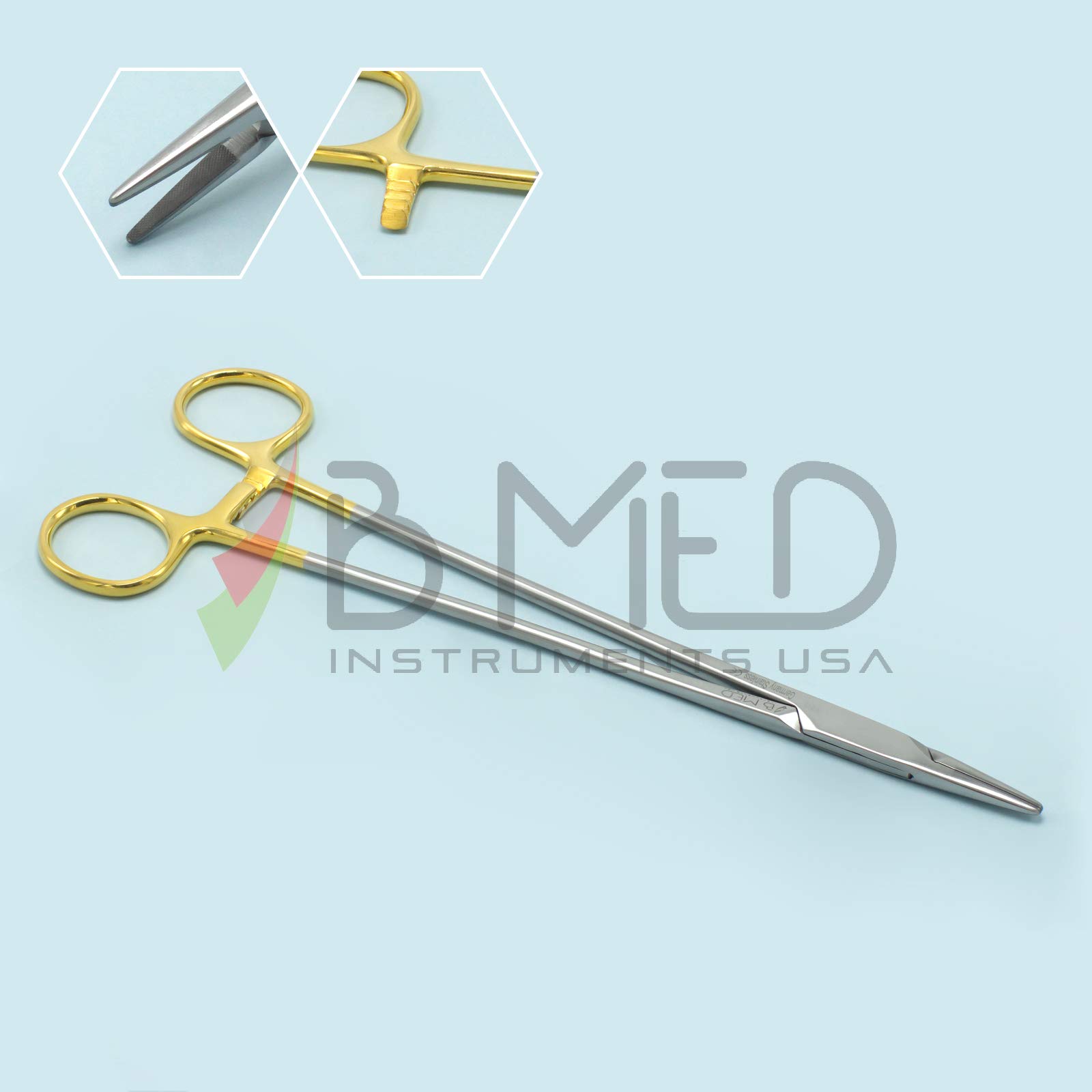 Premium TC DeBakey Needle Holder 9