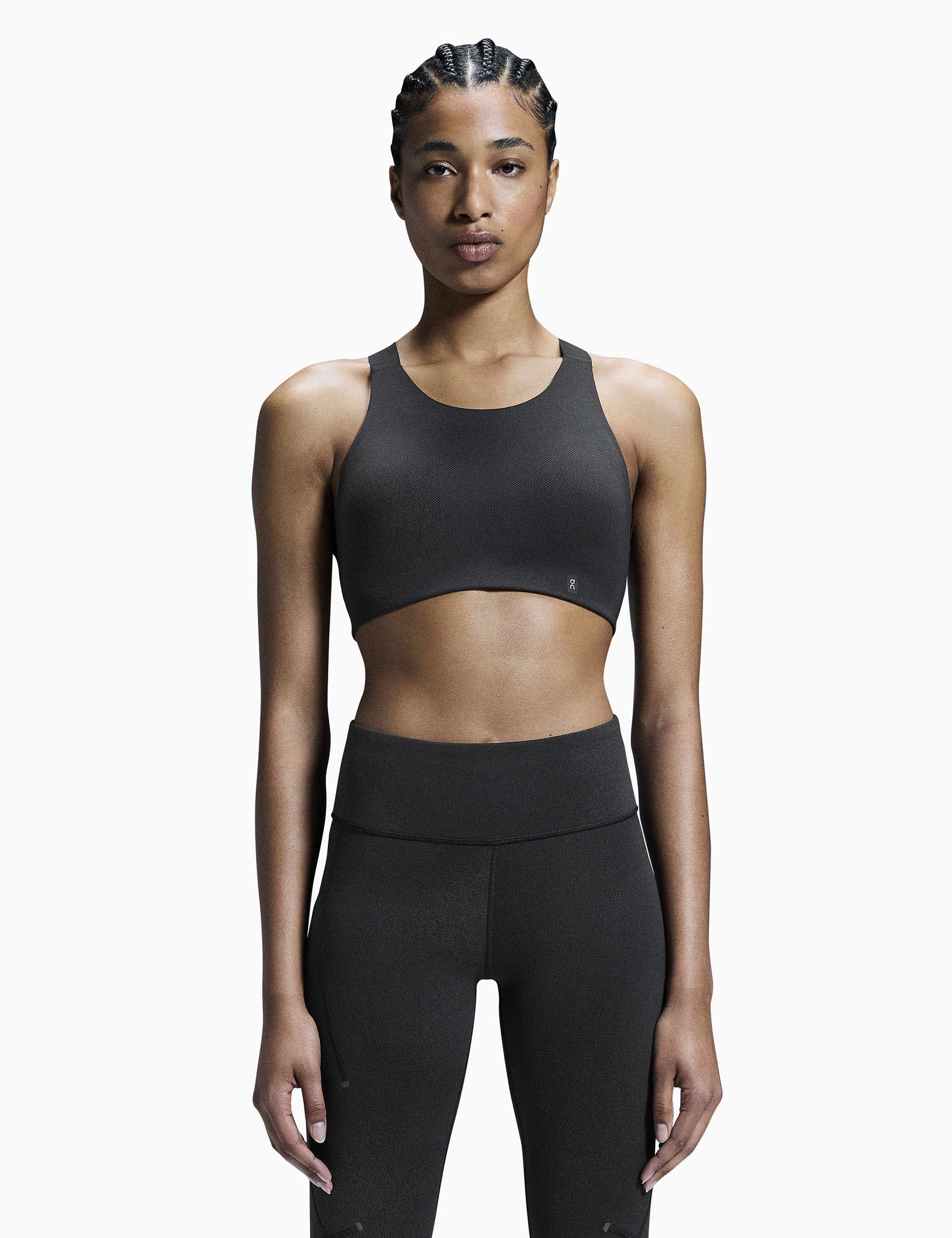 Performance Bra Lumos - High Support Sports Bra for Running & Yoga - Black | Comfortable & Breathable Workout Top for Women