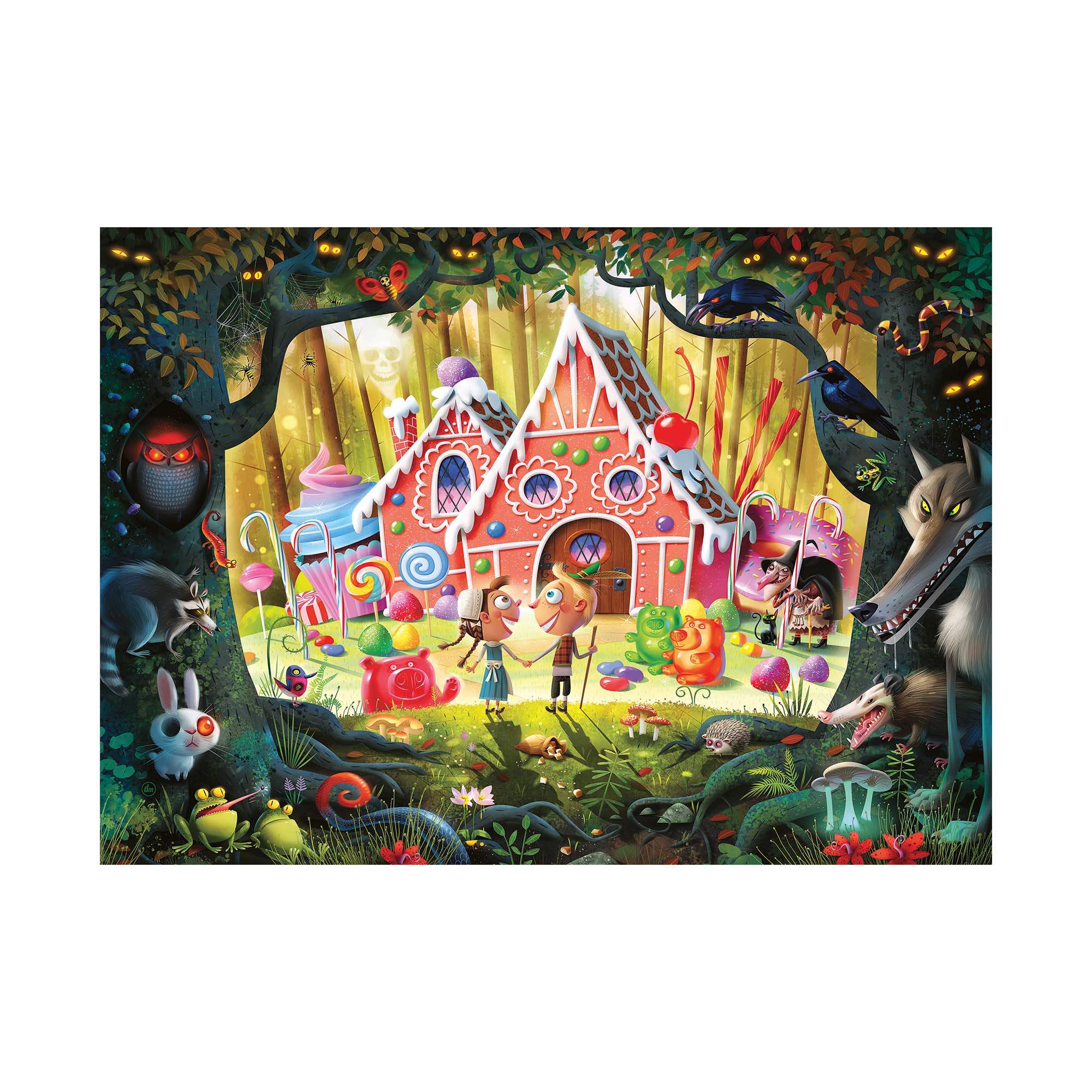 1,000 Piece Hansel & Gretel Puzzle - Challenging Fairy Tale Jigsaw for Adults & Teens - Perfect for Family Game Night, Relaxation & Home Decor