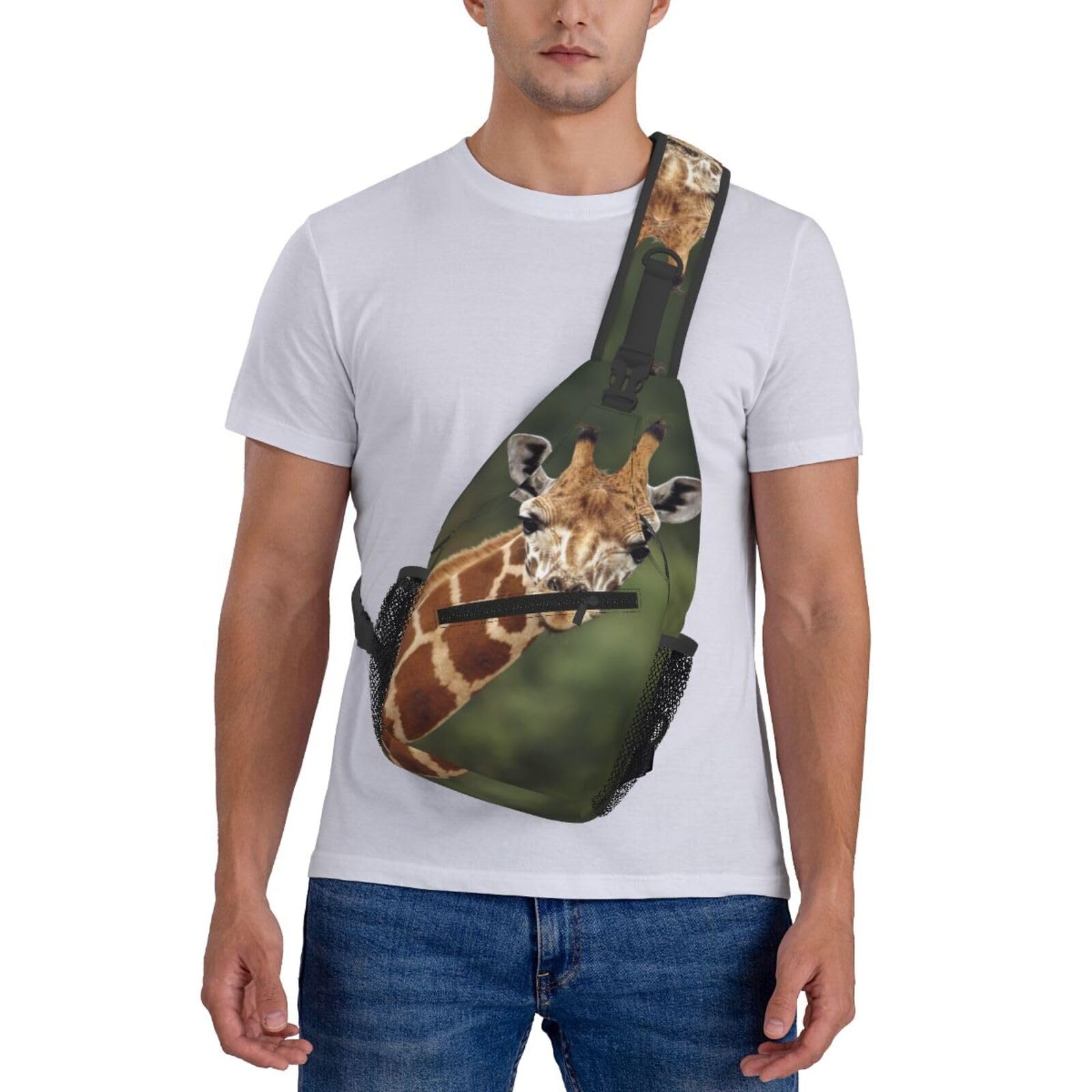 Giraffe Crossbody Bag - Stylish Animal Shoulder Bag for Casual Outings