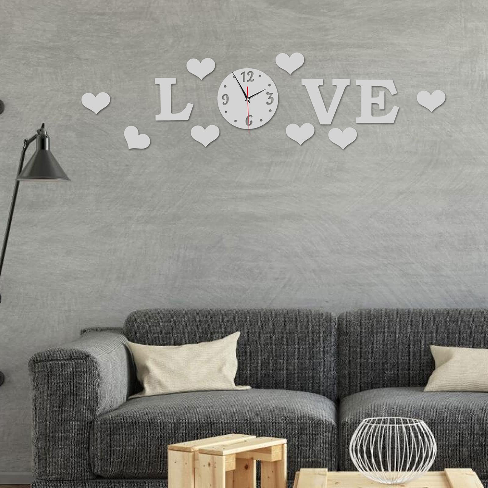 Greensen DIY Wall Decals - Self-Adhesive Home Decor Stickers for Living Room, Bedroom & Kids Room | English Letter Love Mural Art | Perfect for Nursery, Dorm & Apartment Decorating