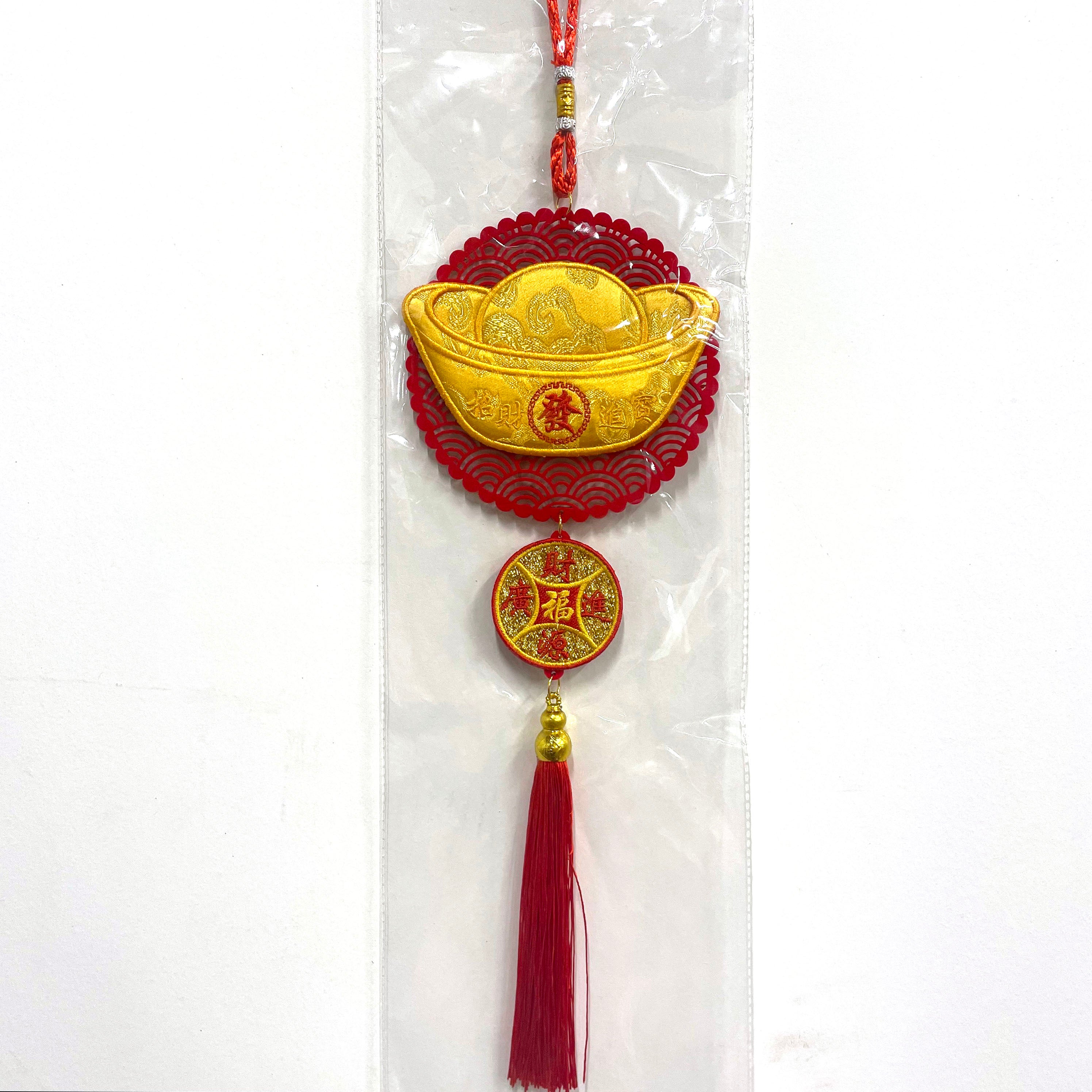 Luxury Embroidered Bullion Tassel for Home Decor | Chinese New Year Ornament | Perfect for Curtains, Pillows & Gift Wrapping