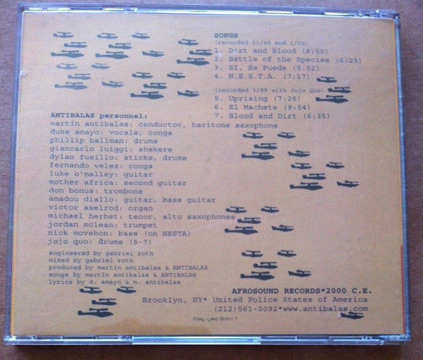 Antibalas - Liberation Afro*Beat Vol. 1 CD Album (New or Mint Condition) | Afrobeat Music for Dance Parties, Workout & Cultural Events