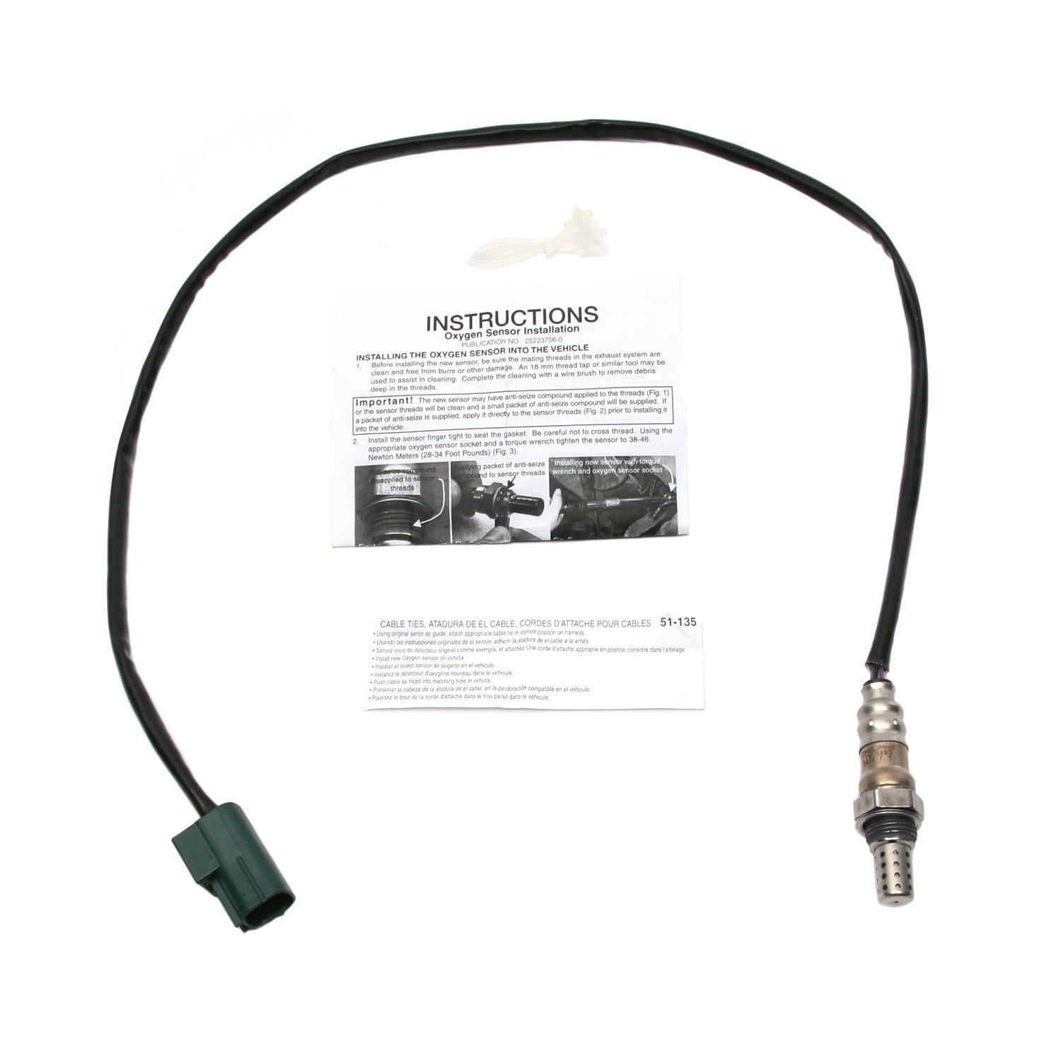 Delphi ES20363-11B1 Oxygen Sensor - High Performance O2 Sensor for Cars & Trucks - Compatible with Multiple Vehicle Models - Improve Fuel Efficiency & Reduce Emissions - Perfect for Engine Diagnostics & Emissions Testing