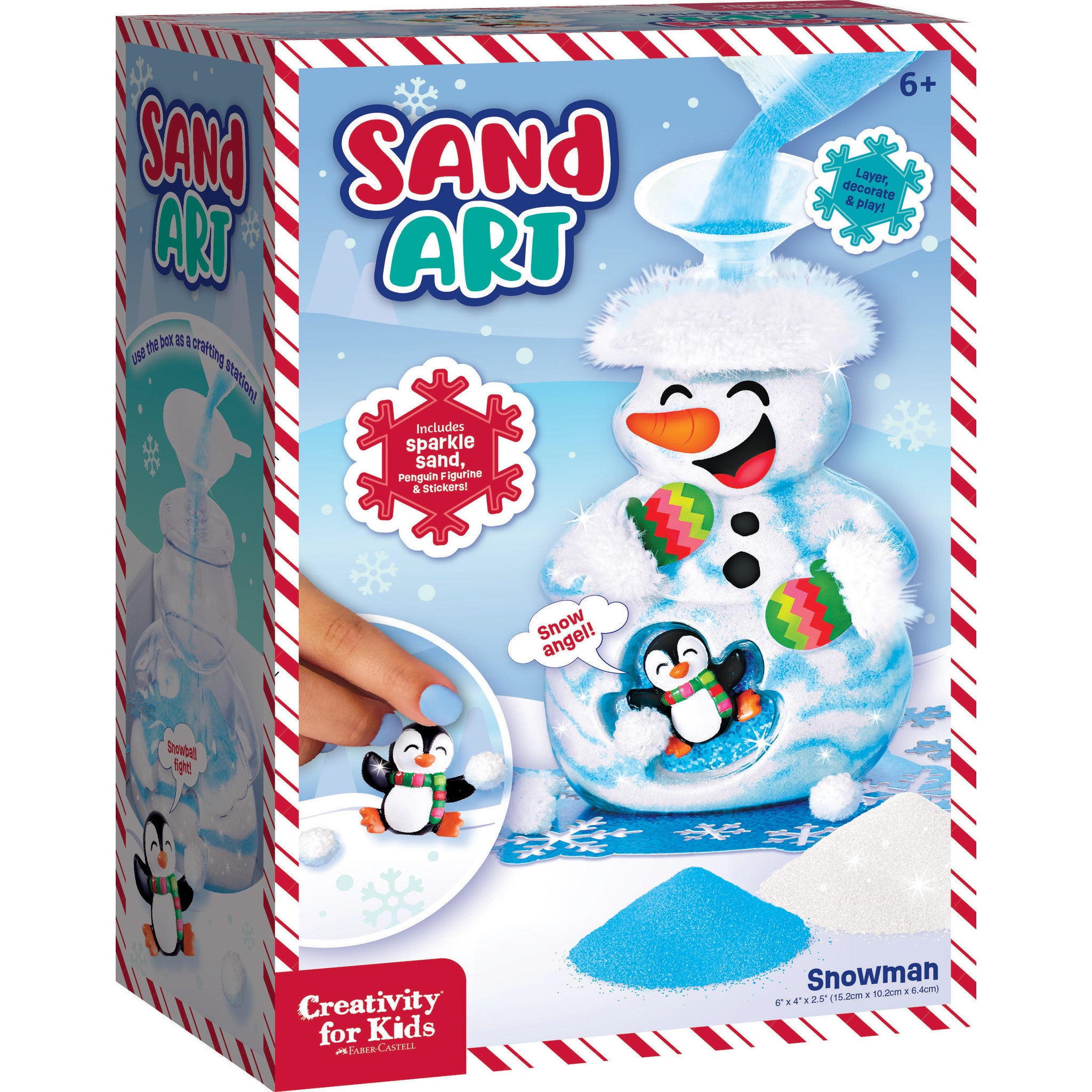Sand Art Snowman Kit - DIY Craft for Kids & Adults - Creative Holiday Decoration #6405000 | Perfect for Christmas, Winter Parties & Home Decor