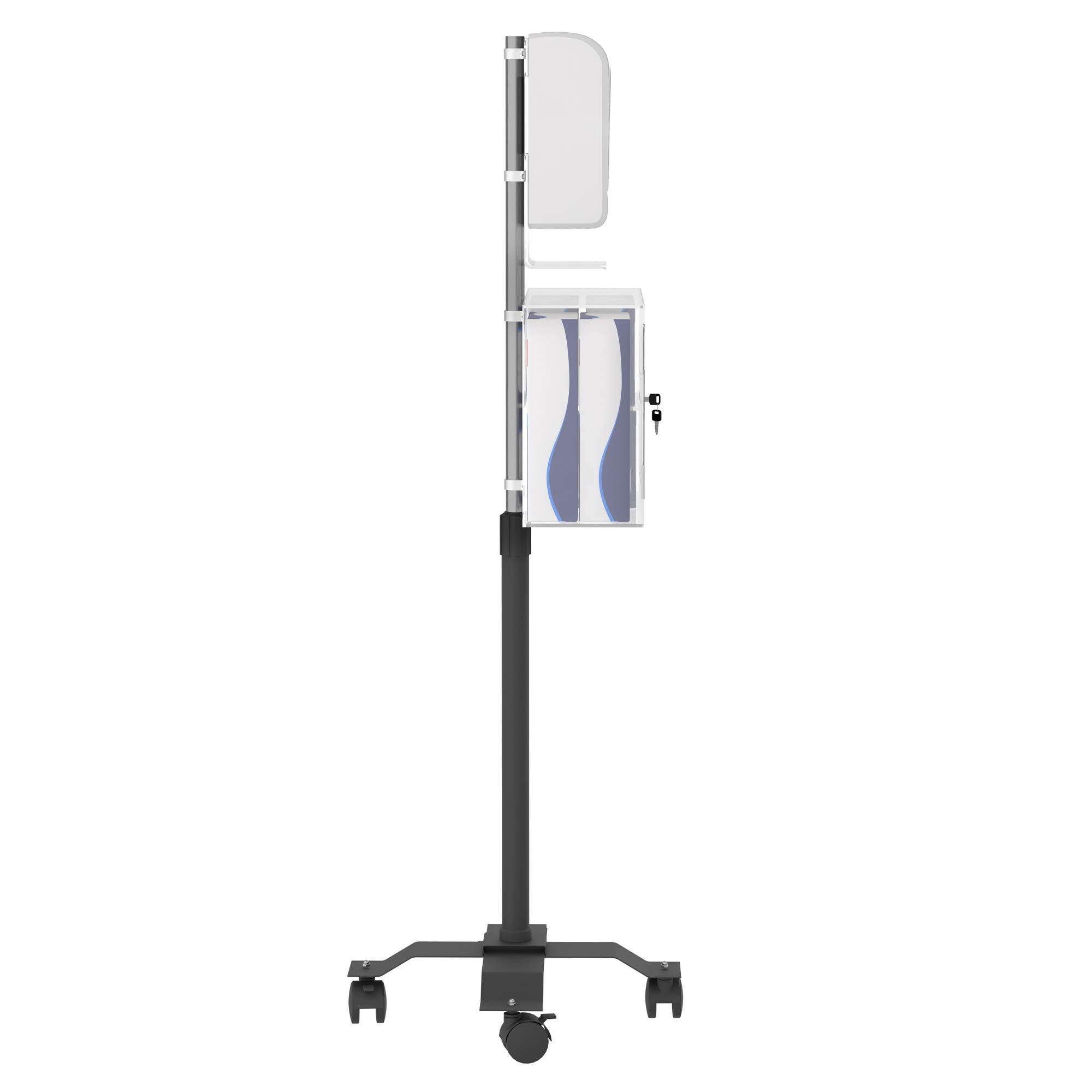 Compact Mobile Sanitizing Station with Automatic Soap Dispenser - Portable Hand Sanitizer Stand for Home, Office, and Public Spaces - Touchless Hygiene Solution for Germ Protection