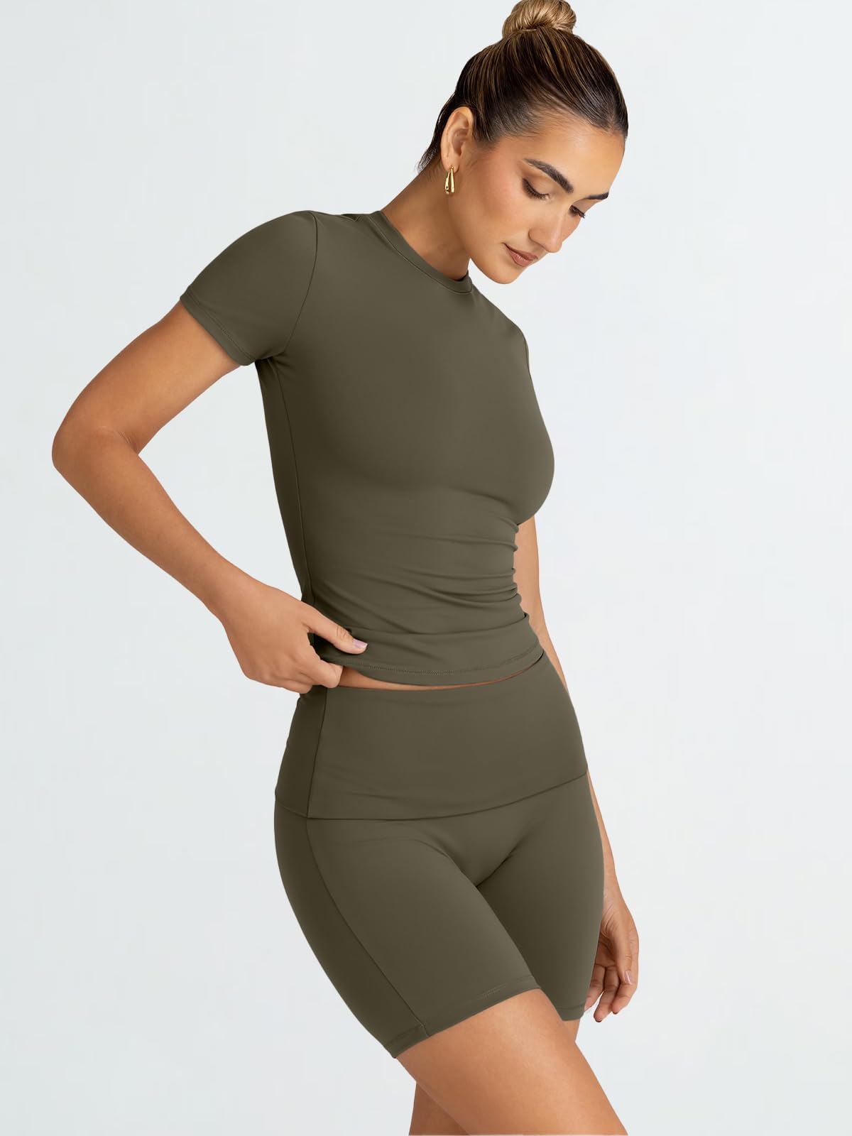 Trendy Queen Women's 2-Piece Workout Sets - Matching Shorts & Top Lounge Sets for Gym, Yoga, Running & Summer Outfits | Comfortable Athletic Wear for Women