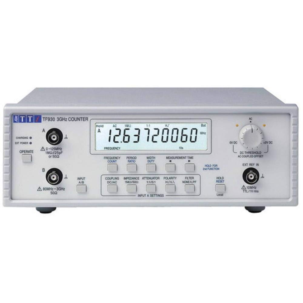 AIM-TTI INSTRUMENTS TF930 3GHz Universal Counter Timer with USB Interface - Perfect for Frequency Measurement, Time Interval Analysis, and Laboratory Testing